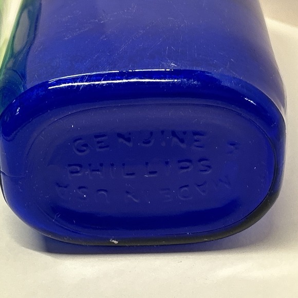 3 Vintage Bottles Antique Pharmacy / Medicine Bottles Cobalt Blue, Liquor Bottle - Picture 13 of 14